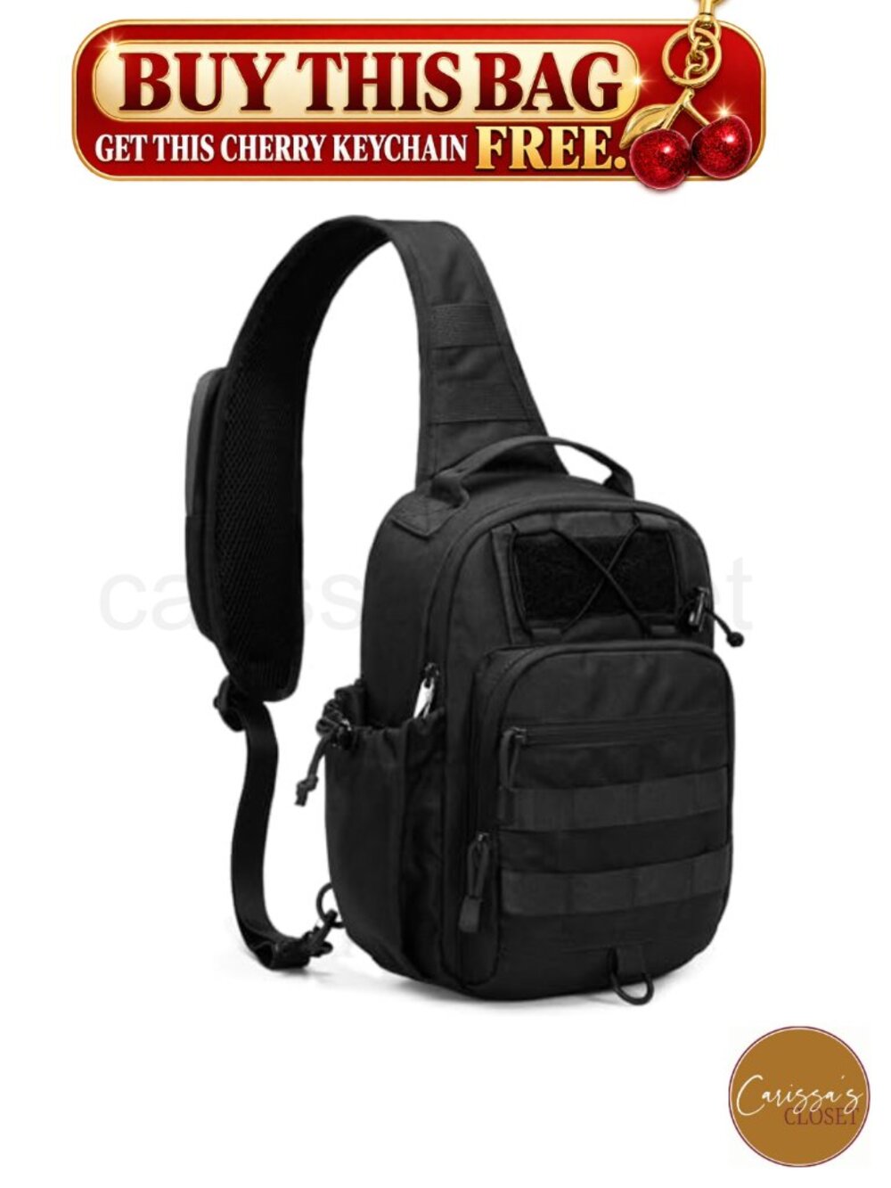 ✨HALOVIE Anti-Theft Tactical Sling Bag RFID Crossbody EDC Molle Shoulder Bag